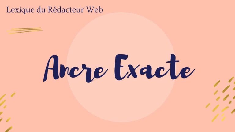 ancre exacte