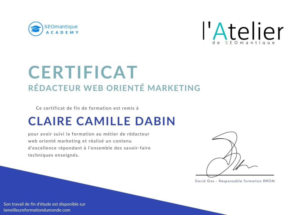 Claire Camille Dabin