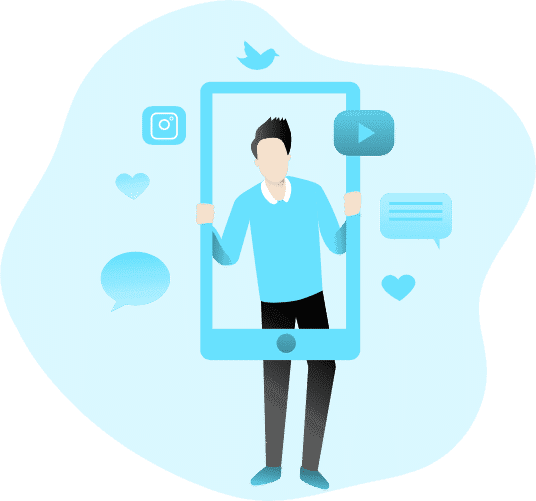 Commande de contenus pour réseaux sociaux