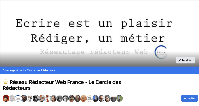 Facebook : Notre Réseau Rédacteur Web France vous accueille